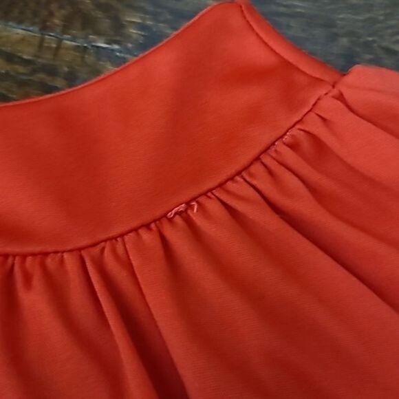 Vintage 70s Red Retro Layering Basic Shirt - Picture 11 of 13